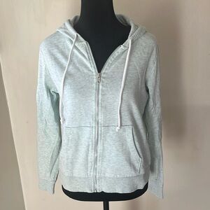 Divided Zip Up Hoodie